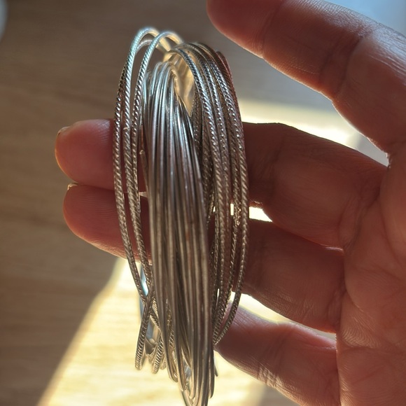 Silver bangles - see all photos. Sold out online - Picture 8 of 10